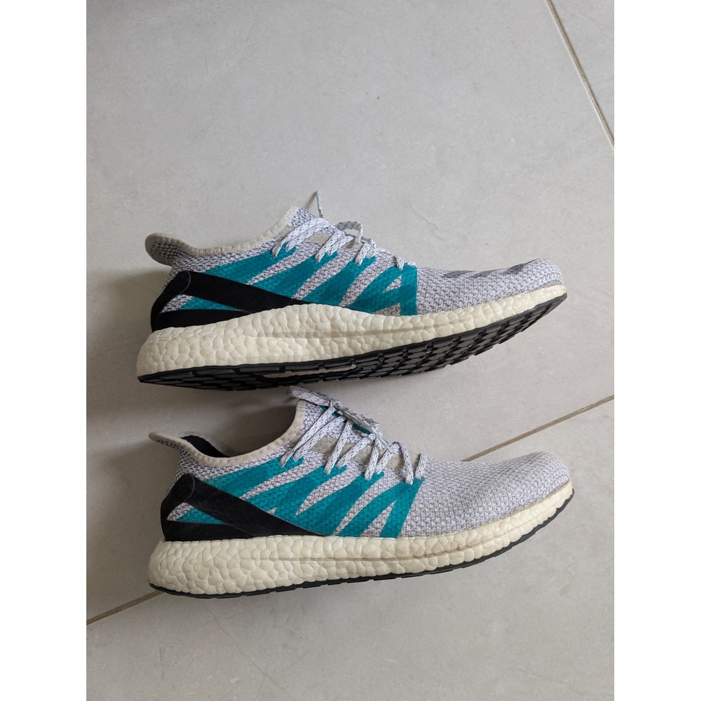 Adidas Speedfactory AM4LDN London Grey Teal Running Shoes BB6719 Mens 10 - Picture 2 of 6